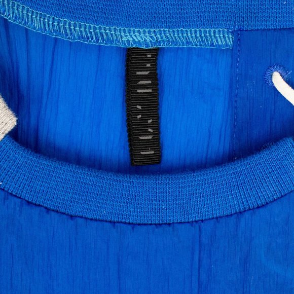 UNRAVEL PROJECT Blue Paneled Asymmetric T-Shirt Size XS $510 - Picture 3 of 6